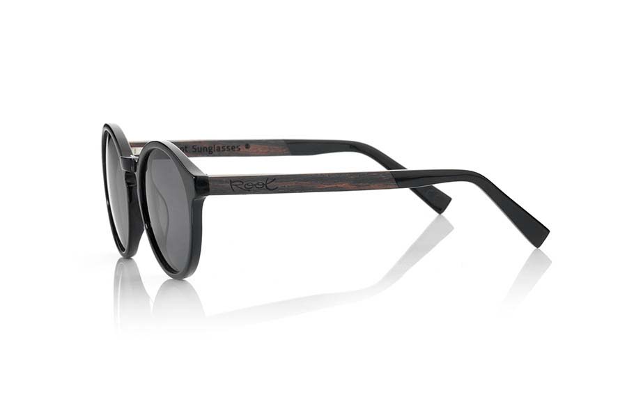 Wood eyewear of Ebony MAOU.  for Wholesale & Retail | Root Sunglasses® 